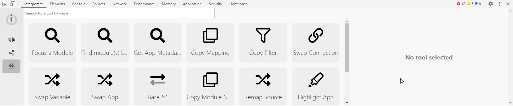 make(integromat) DevToolでマッピングを利用したモジュールの検索