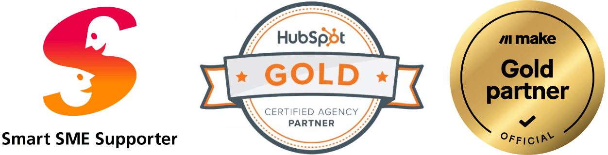 Smart SME Supporter HubSpot GOLD PARTNER make Gold partner